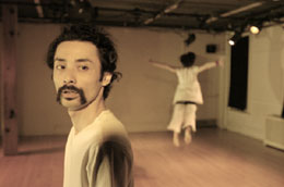 Ryutaro Mishima and Darla Villani in The last word was PAPIREPOSE in Briggs + Yamamoto