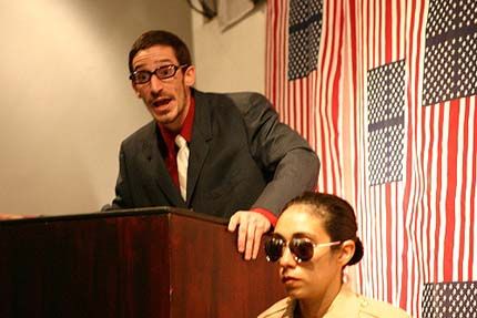 David Tirosh as the man himself. in The Pet Goat: a pentagon fable
