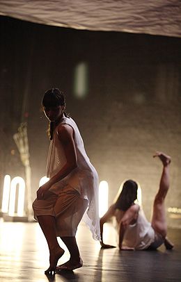 Hristoula Harakas, front, and Donna Uchizono in Donna Uchizono: Longing Two